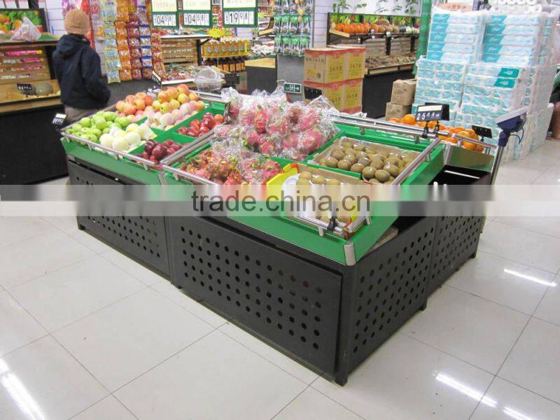 APEX supermarket vegetable and fruit display shelves