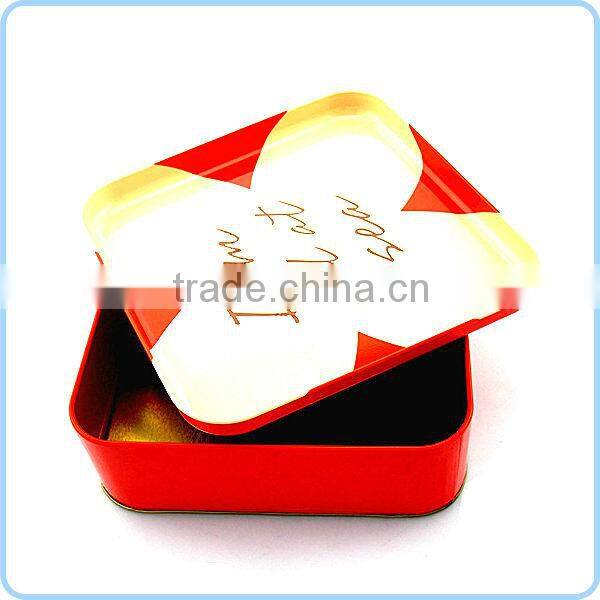 Fancy chocolate tin box