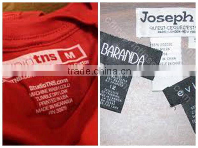 Great custom t-shirt labels and tags