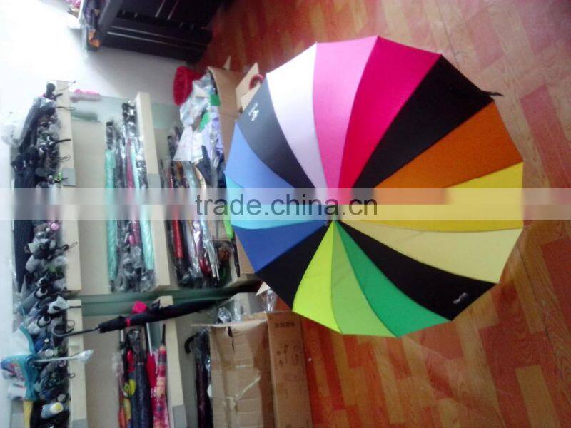 rainbow automatic 16k ribs umbrella