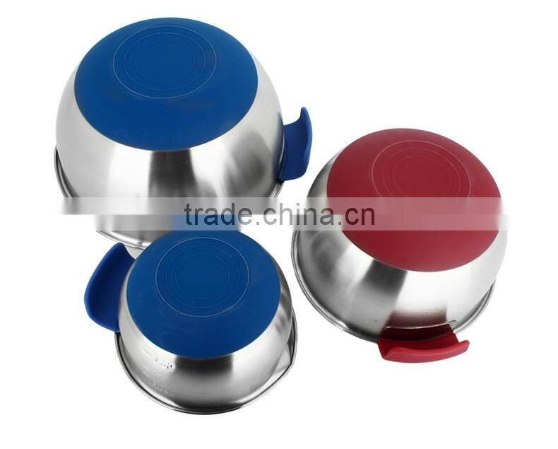 chinese stainless steel kitchenware wholesale stainless steel mixing bowls with handle