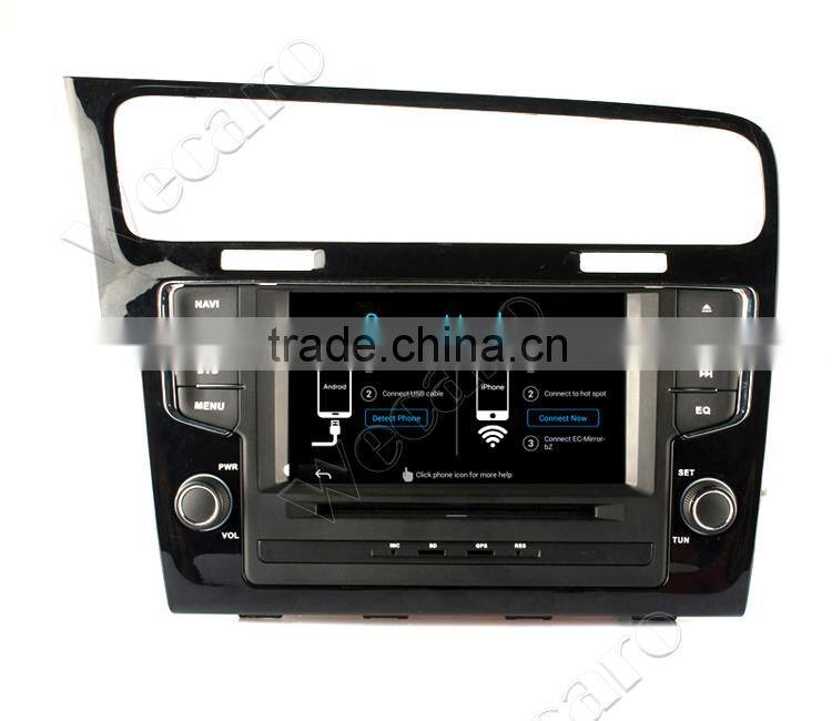 Wecaro 7" WC-7003 Android 4.4.4 car dvd player quad core for vw golf 7 dvd navigation stereo tv tuner 2013 2014 2015