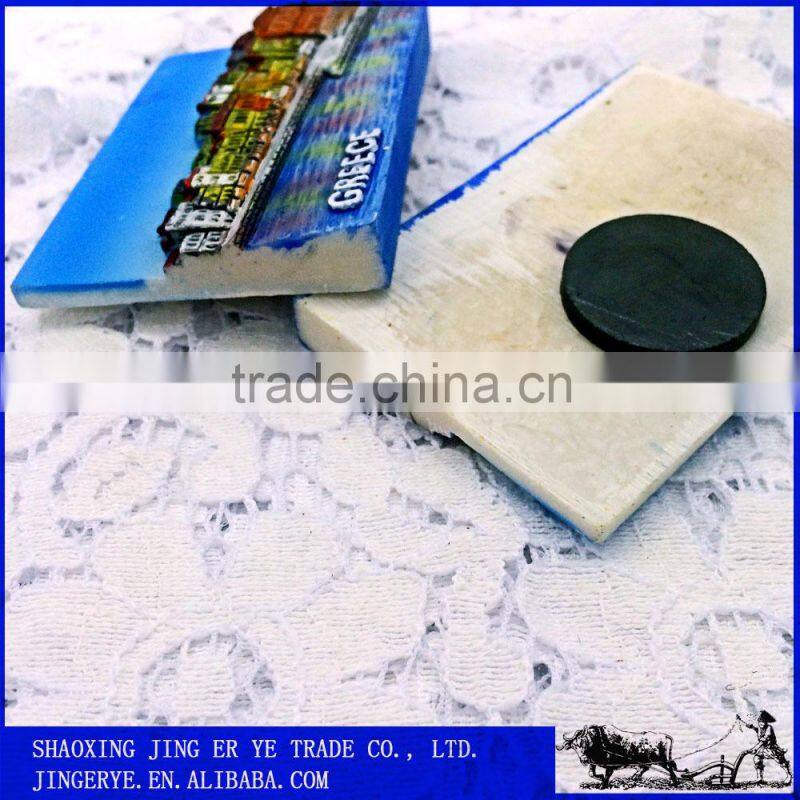 wholesale custom personalized epoxy fruit poly resin 3d tourist souvenir cities fridge magnet