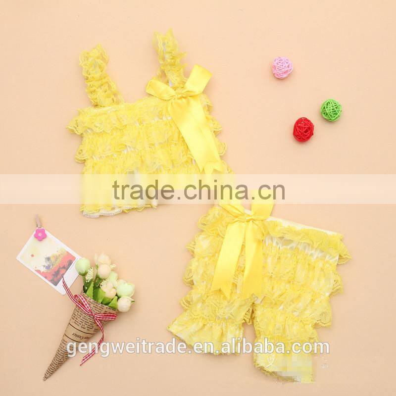 Baby clothes baby girls outfits baby romper sets (romper +pants)