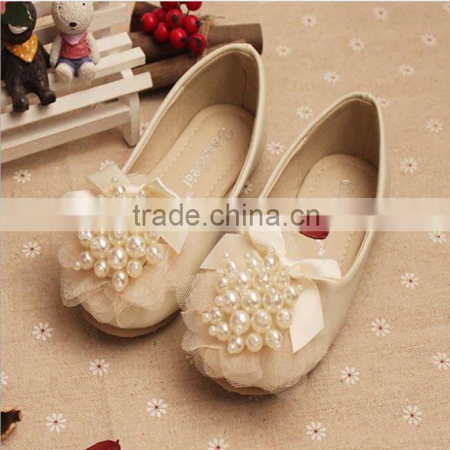 2015 Wholesale Baby Girl Princess Shoes Top Quality Girls Princess Shoes With Pear