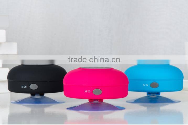 Hot sale Silicone Suctorial Waterproof Shower Bluetooth Voice Box
