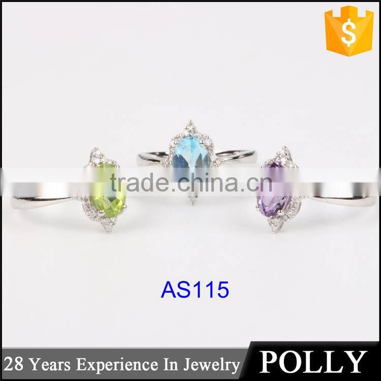 EU/US 6mm 10mm size Womens ring Solid 925 Sterling Silver ring CZ Micro Paved wholesale fashion Engagement Ring