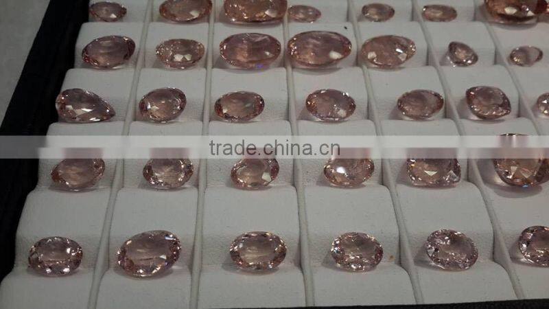 Mixed Shape Peach colored Morganite Gemstones