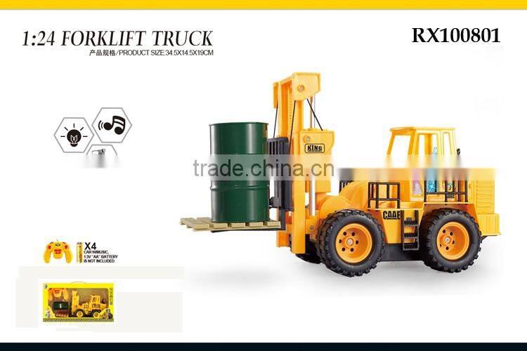 Kids plastic rc truck toys 1:24 scale