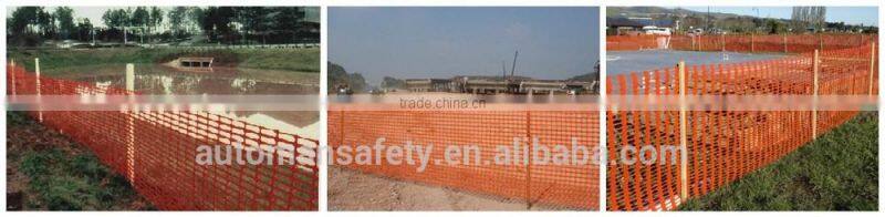 Orange Plastic Construction Fence