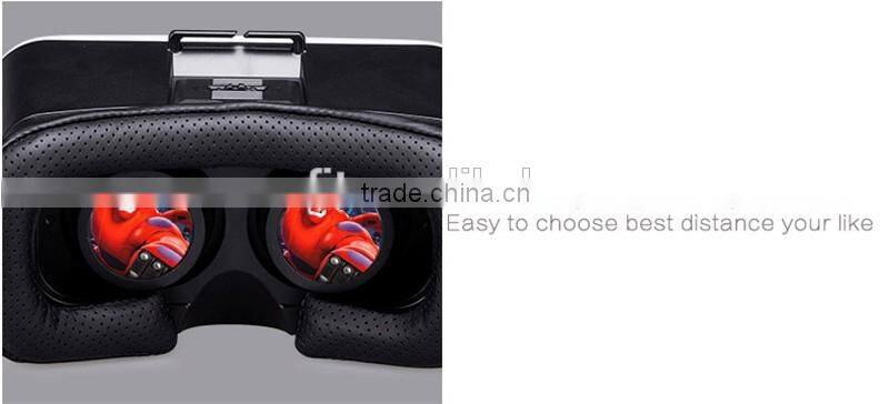 Reality virtual 2016 3dvr virtuality glasses virtual reality equipment VR Park V3 with remote control in whole sales