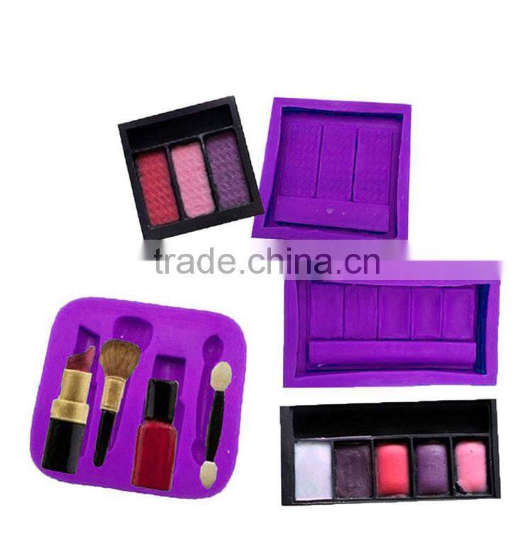 Lipstick Silicone Fondant Mould Cake Sugarcraft Chocolate Decorating Baking Mold