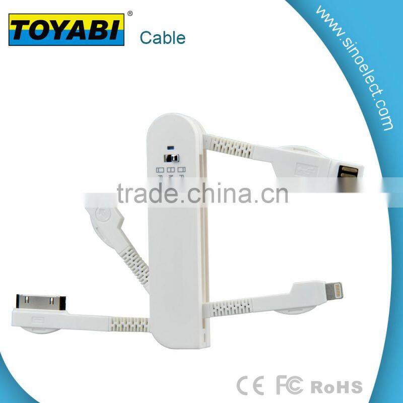 Micro Mini USB Charger 3 in 1 usb cable 4 in 1 USB cable Charging And Data Transfer Swiss Army Knife style