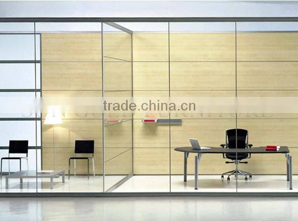 High end office partition tempered glass partition wall office furniture ( SZ-WSP368)