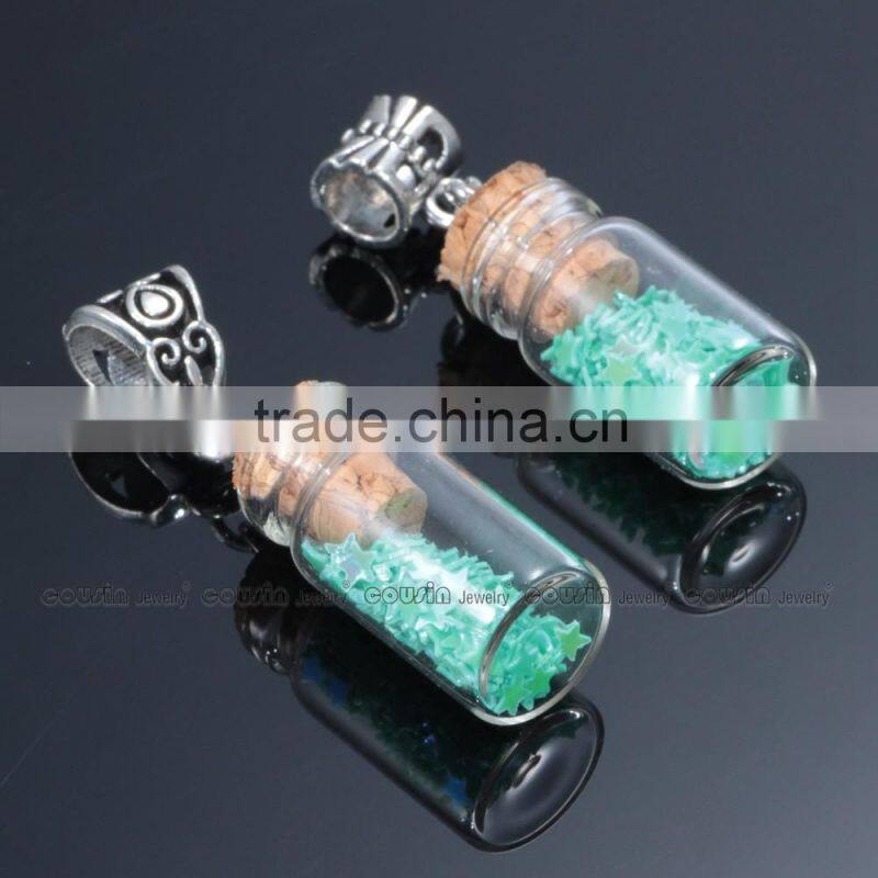 Pendant Necklace Drifting Bottle DZ0128f