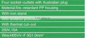 Australian type extension cable reel, cable reel socket VD-908C(25M) VD-908D(50M)