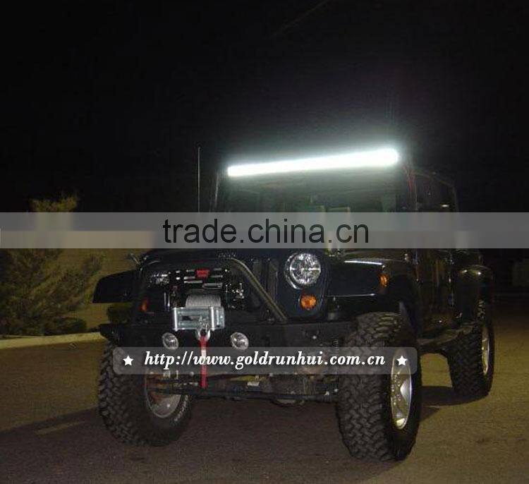 GoldRunhui RH-L0456 New Arrival 120W 10-30V 22inch JEEP Truck Tractor Boat Offroad Curving LED Light Bar Work Light Spot Flood C