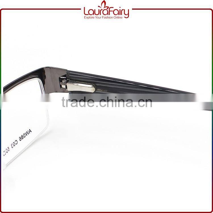 Laura Fairy 2016 Popular Designer Stainless Steel Eyeglass Optical Frames For Men