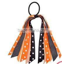 2015 children Halloween Hair Bow boutique Hair Bow accessory large thanks giving Bow With Clip CB-3380