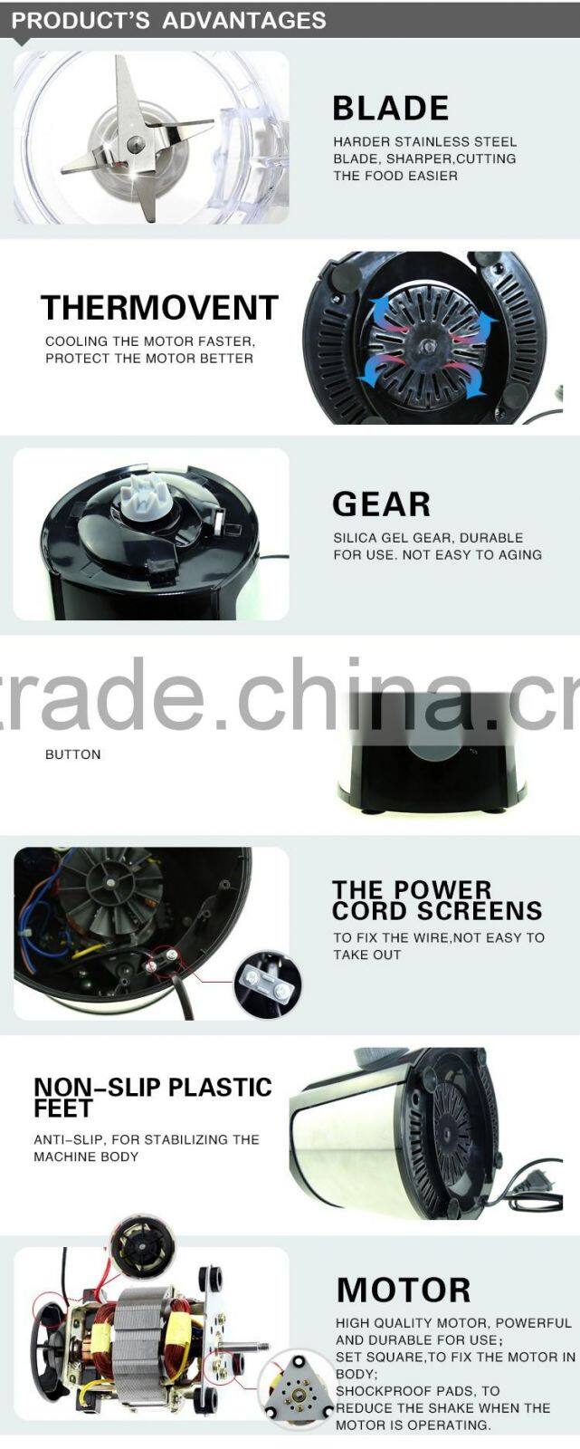 JL-B315 Plastic Material Electric Juicer and Blender