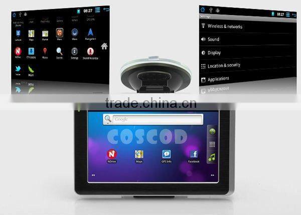 Y059 - 5 inch and android 4.0,WIFI,and Supper 3D map