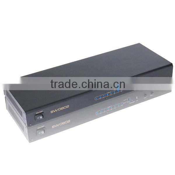 New audio extactor 8X2 HDMI Switch Splitter