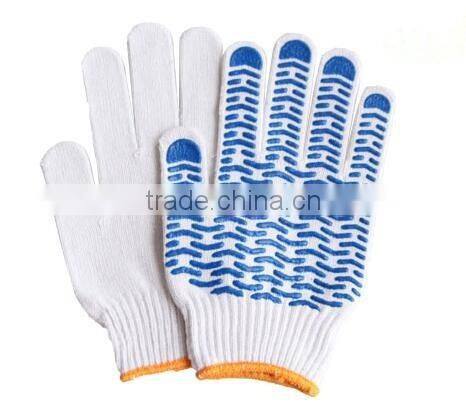 Work protective 10'' cotton gloves
