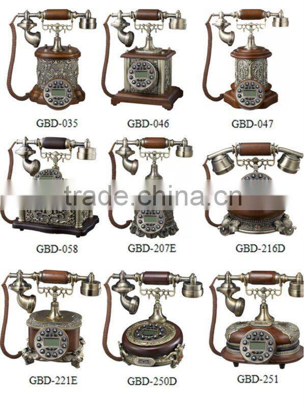 Continental retro antique telephones card wireless landline office phone home Alice