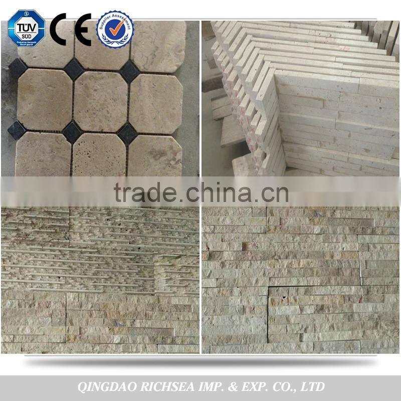 Dark color 60*60 travertine tiles