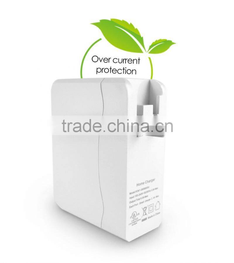 universal travel adapter with usb charger 5v 6.8A for iphone/for ipad