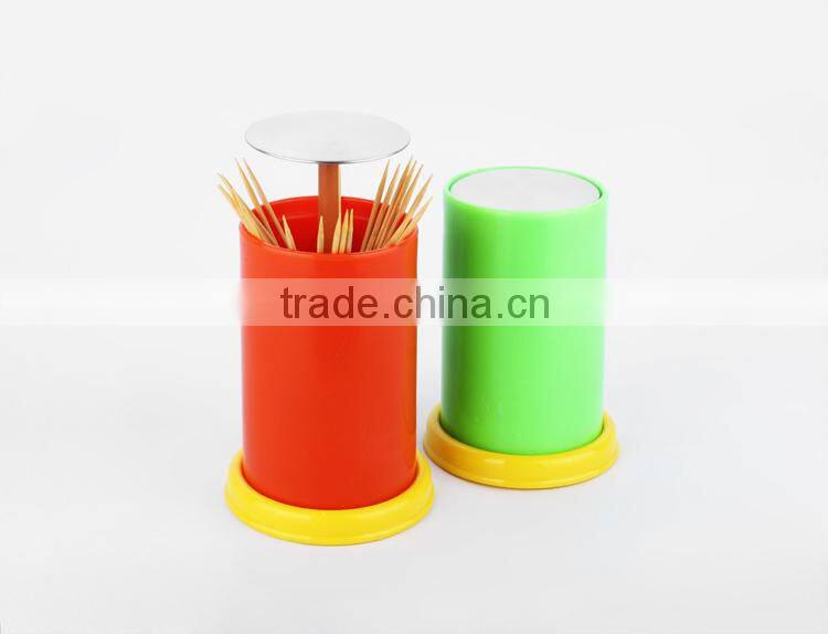 new household items made china automatic stainless steel toothpick holder