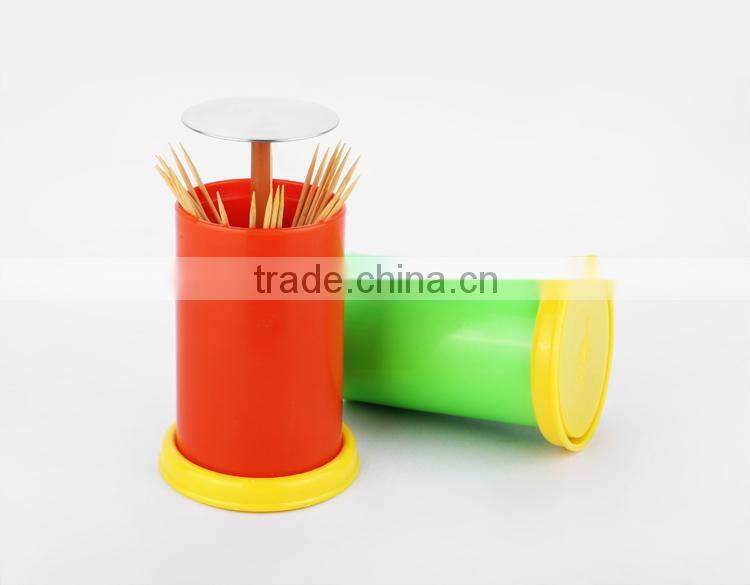 new household items made china automatic stainless steel toothpick holder