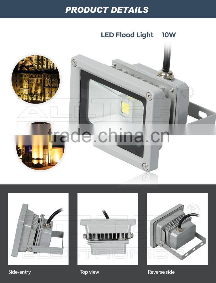 IP67 Waterproof cob aluminum 10w mini led flood light