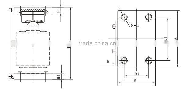 thin weight load cell mounting Module Loading Assembly CZ-2J