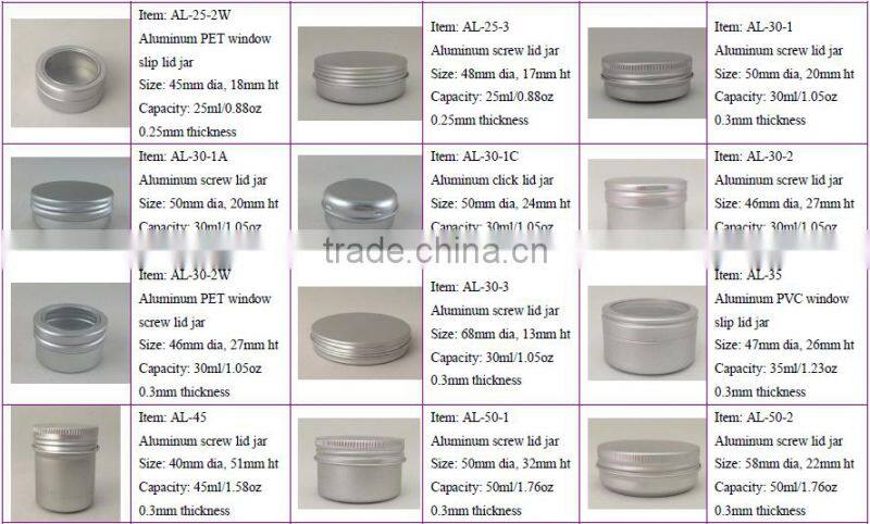small metal tin containers