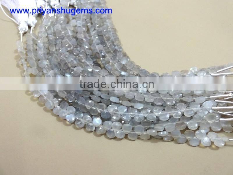 Black Rutilated Quartz4.75 mm Faceted Heart