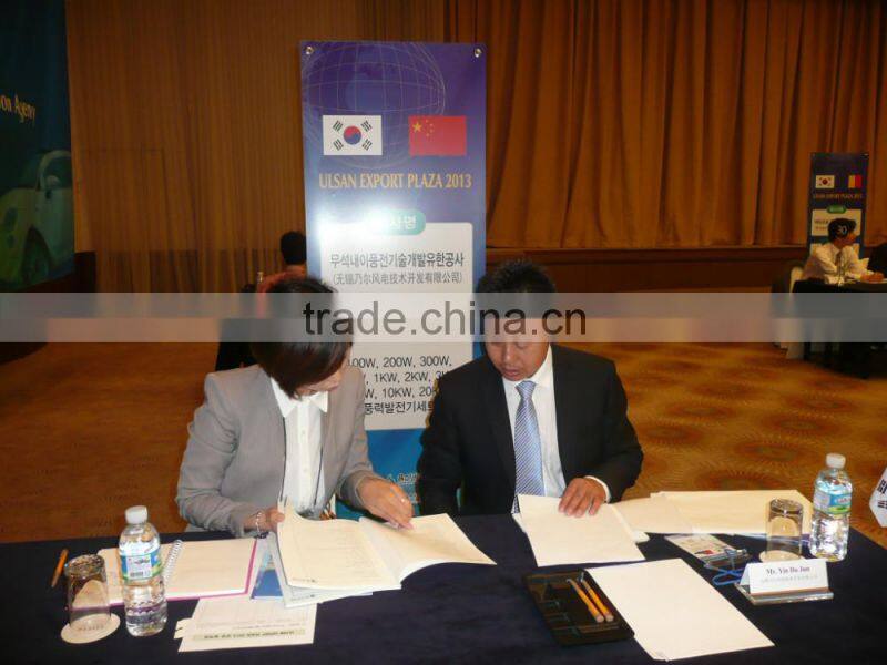 Home use horizontal axis wind generator 900w