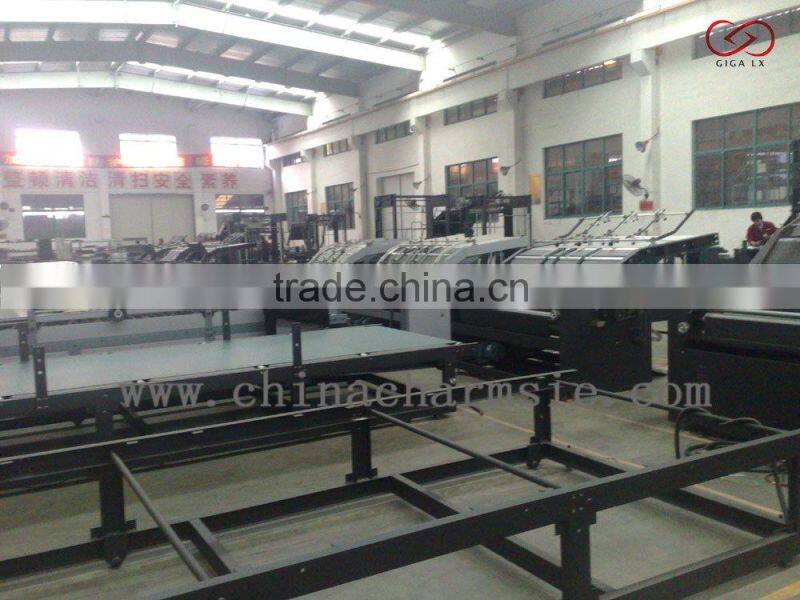 GIGA LXFMZ Fully Automatic Paper Flute Cardboard Laminating Machine Price Good
