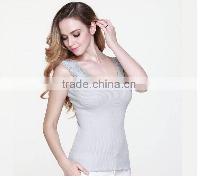 Fashion Women Camisole Lady Vest Silk Sleeveless Tanktops