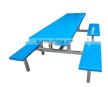 fast food shops and school canteens 8 person dining table and stool