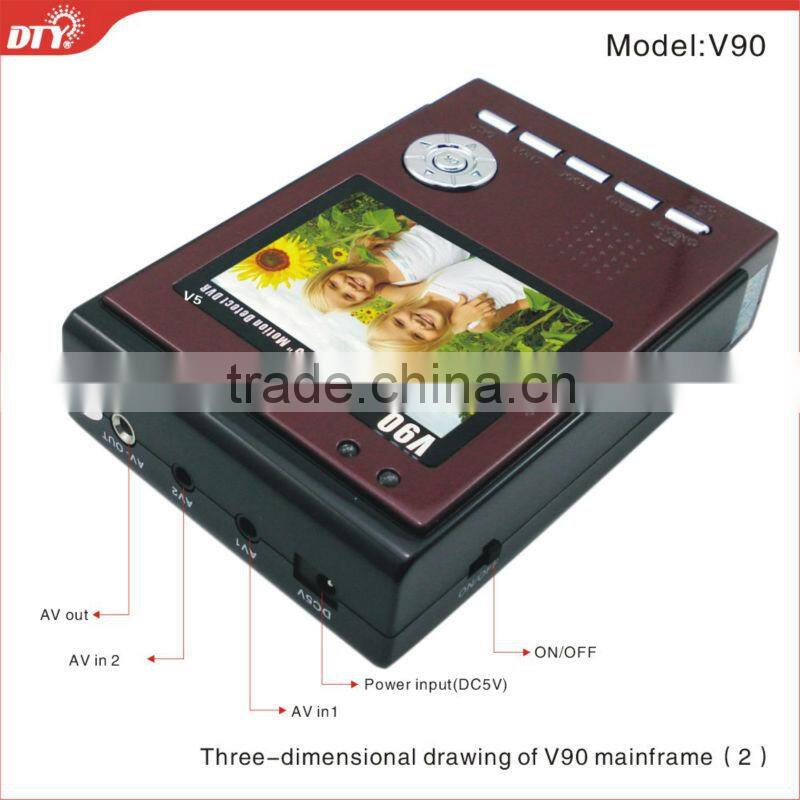 hd portable car dvr camcorder, V90
