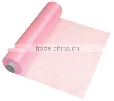 Floral Decoration Sheer Snow Organza Fabric Rolls
