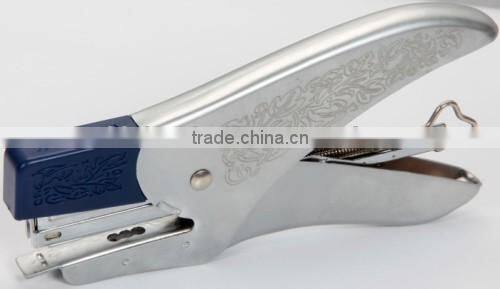 Metal hand plier stapler