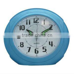plastic table alarm clock snooze light clock, desk clock