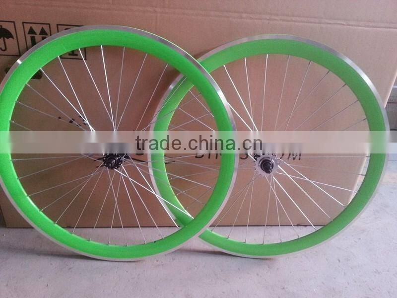 2016 hot selling colorful aluminum alloy wheel set deep V rim 45mm filpflop hub wheelset