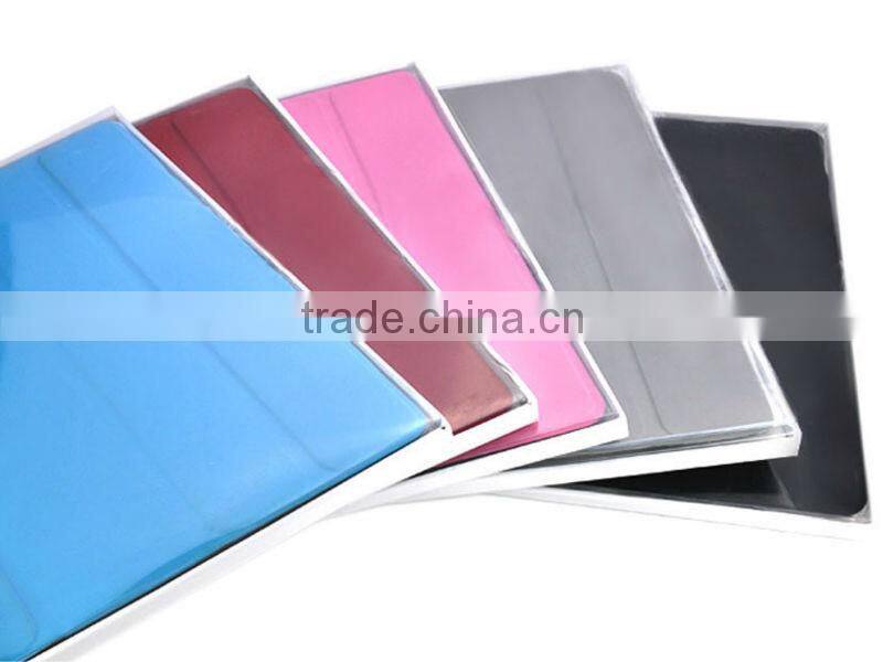 For iPad Case(leather smart cover, with strong magnetic, wake sleep function)