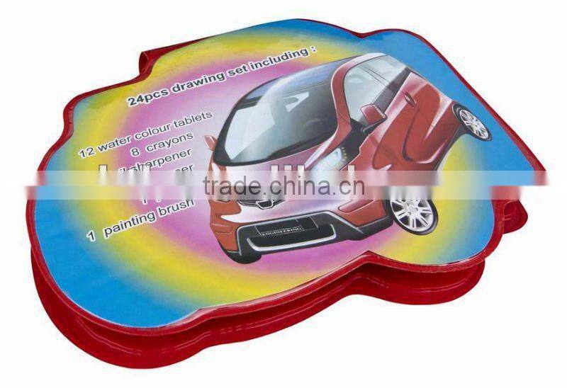 mini crayon stationery set for kids