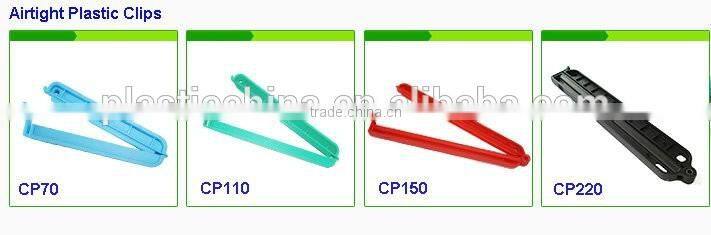 150mm sealing length food plastic chip bread and tomato bag clip