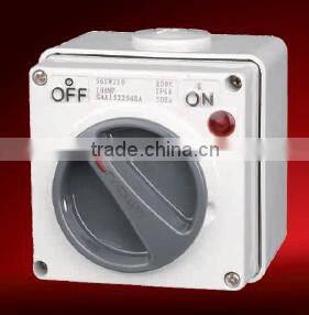 ip rating 66 250/500V 10-63A electrical industrial waterproof led light alarm switch