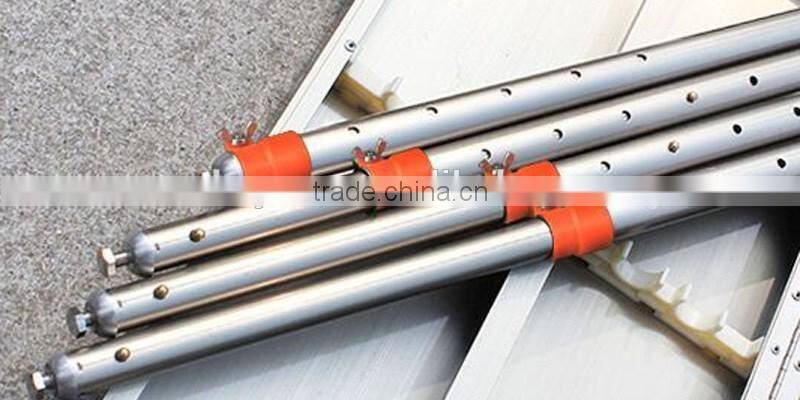 Spring steel nickel plated V shape push button